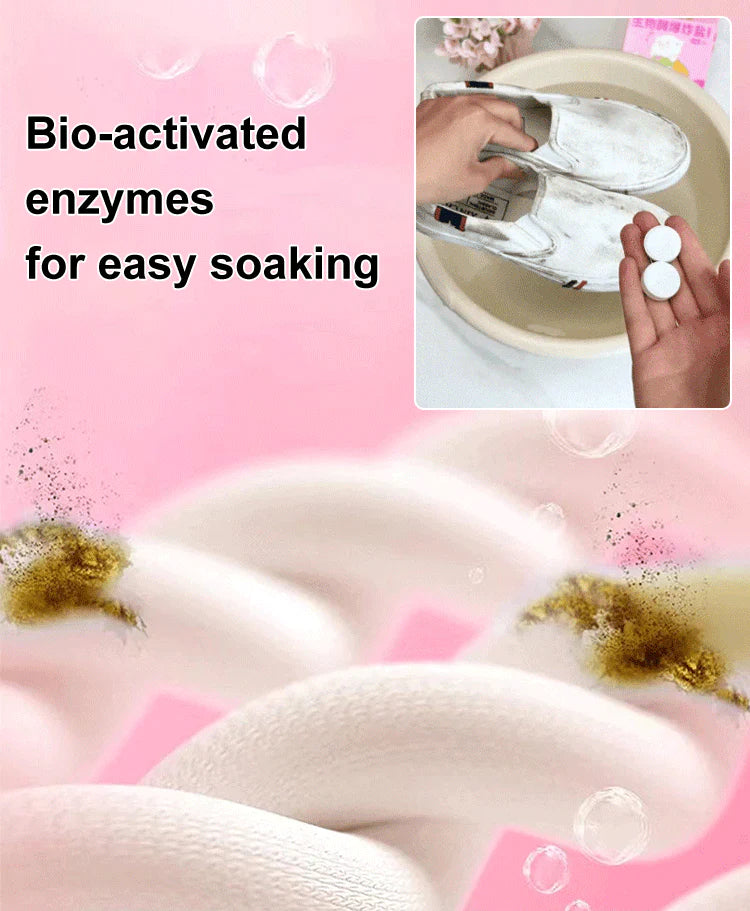 ✨🔥【3 pudełka】Biologiczne tabletki musujące z enzymami do prania