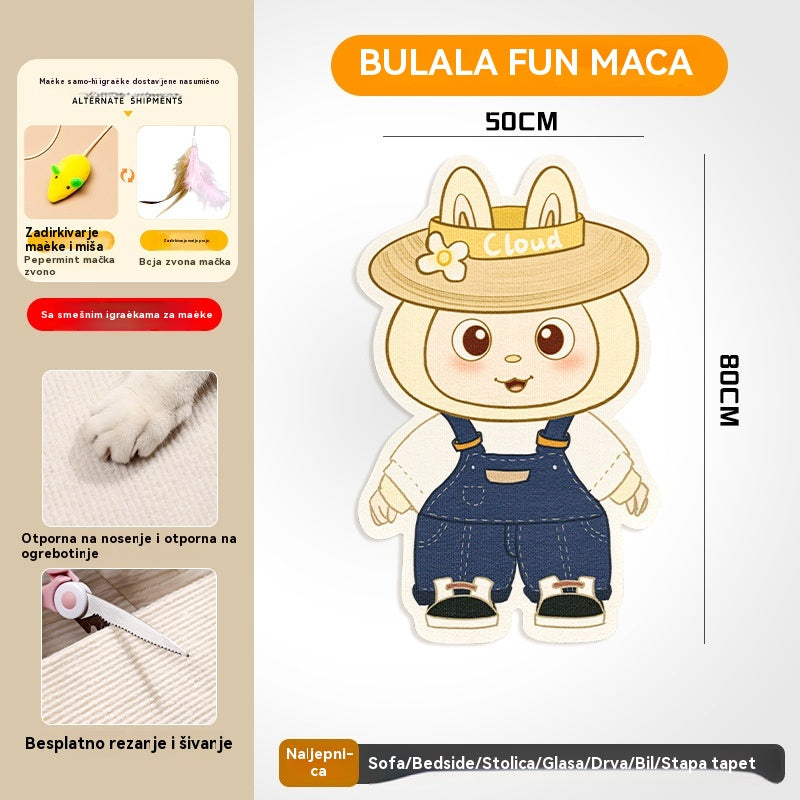 🐈🏆💥【Plačilo ob dostavi】🔥Stensko mačje praskališče - navpično kockasto mačje praskališče - namestitev ni potrebna