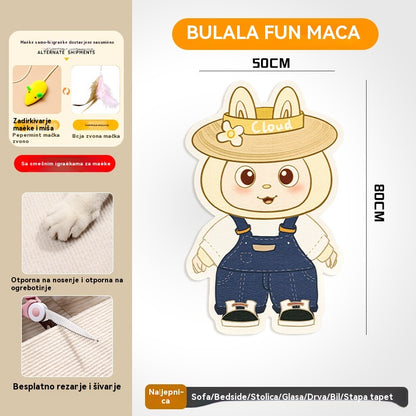 🐈🏆💥【Plačilo ob dostavi】🔥Stensko mačje praskališče - navpično kockasto mačje praskališče - namestitev ni potrebna