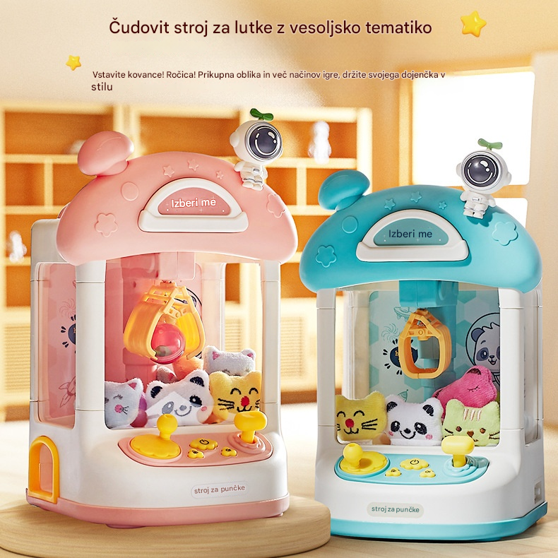 📢📢50 % popust!!! 🎅 Prikupen strojček za stiskanje živali za otroke 🎉 Vsebuje plišaste igrače in igrače v kapsulah🧸