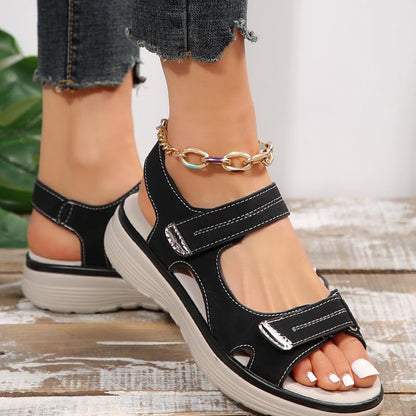 💥💥Oferta por tiempo limitado【36-43】💖 2026 Nuevas sandalias casuales de gran tamaño para mujer Estilo deportivo Sandalias rectas cómodas con boca de pez ✅️Pago contra entrega