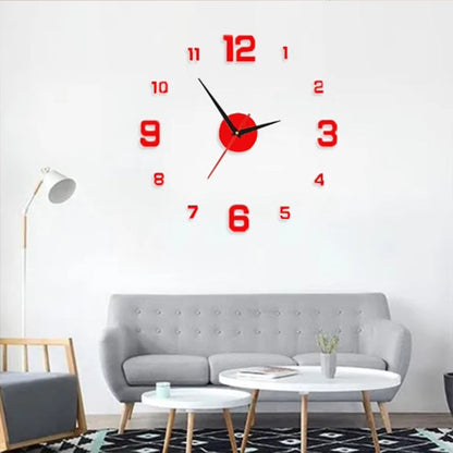 🔥⏰【50% de descuento✨】Juego de reloj de pared acrílico iluminado 3D (Requiere montaje)