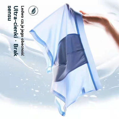 🔥🩲【50% zniżki】【6 sztuk】🔥Wygodna i oddychająca męska bielizna z lodowego jedwabiu