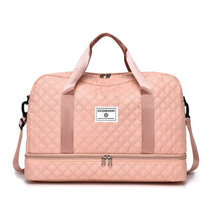 🔥✨【50% отстъпка✨】Чанта с голям капацитет и дизайн за отделяне на мокри и сухи вещи, подходяща за пътуване и фитнес.