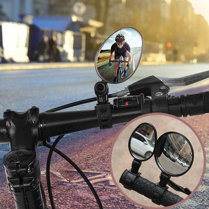 【50% OFF】【1 par 22 euros】🚴🏍️Espejo retrovisor giratorio de 360 grados