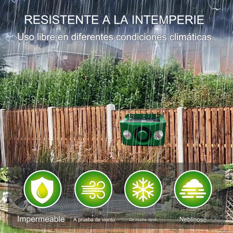 🔥【-50% por tiempo limitado】🐅Repelente ultrasónico de animales salvajes alimentado por energía solar