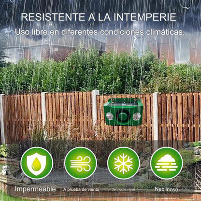 🔥【-50% por tiempo limitado】🐅Repelente ultrasónico de animales salvajes alimentado por energía solar