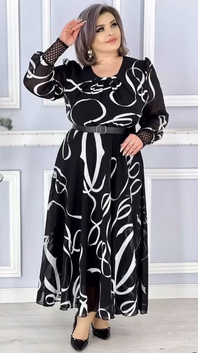 🎉🎆【S-5XL】2025 nowa klasyczna retro elegancka szlachetna długa spódnica