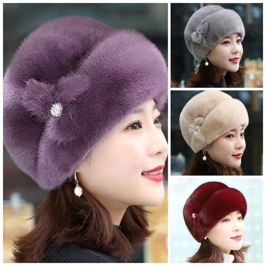 🔥⛄【50% отстъпка✨】Стилна дамска топла вълнена шапка, идеална за есен и зима