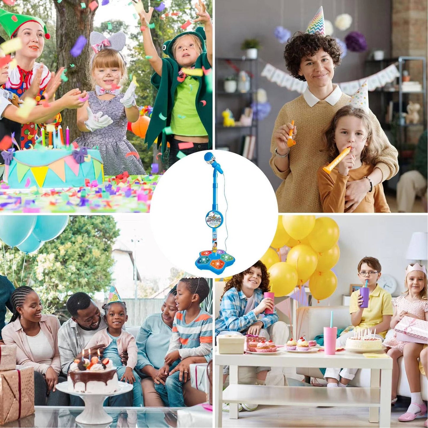 🎤💥✨Zabawka mikrofon, zabawka karaoke z podświetleniem