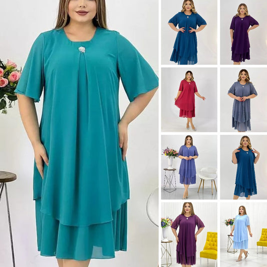 🔥✨【Specjalna oferta letnia】💕🌈Nowa sukienka letnia 2025, wykonana z szyfonu, elegancka i przewiewna, wysokiej jakości