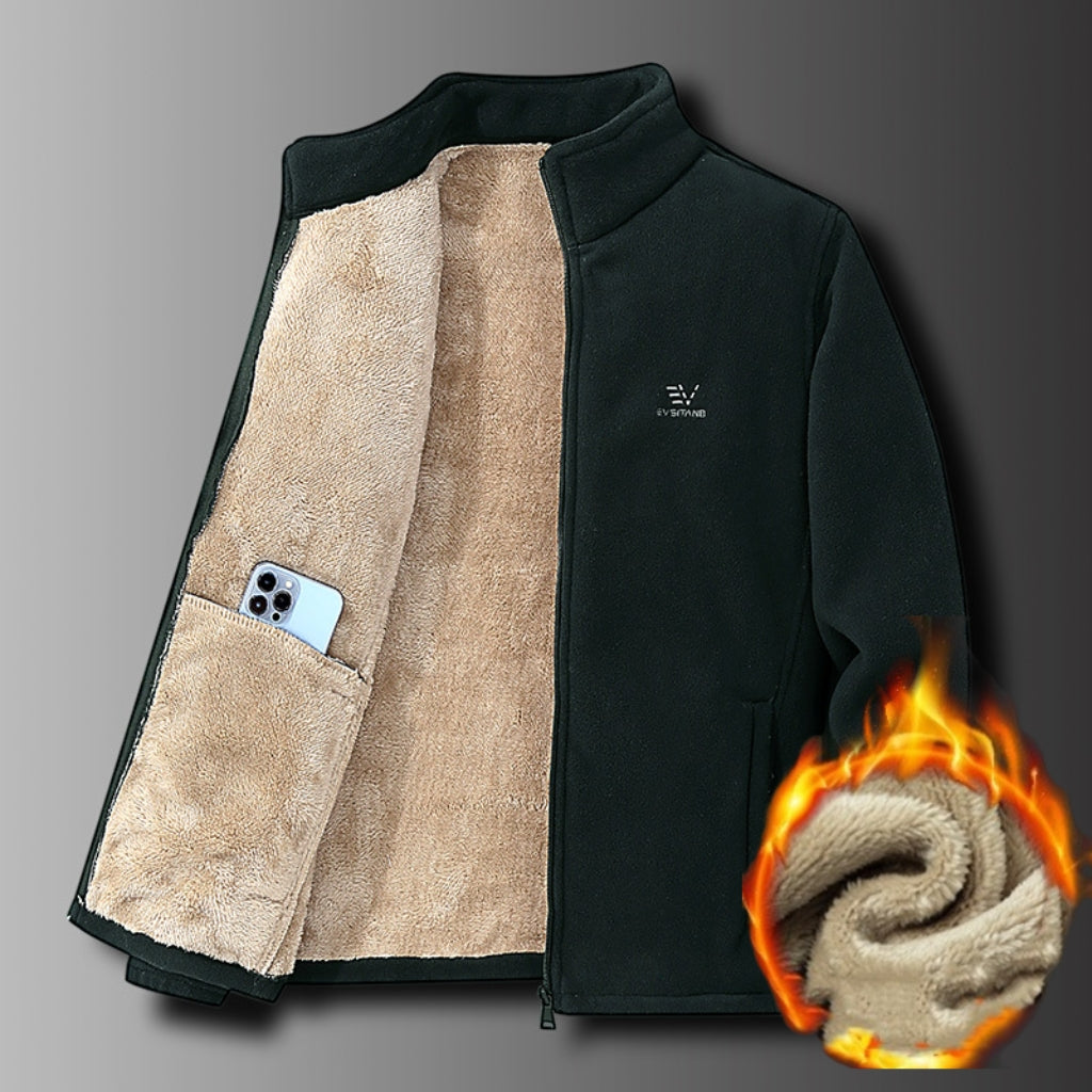 💥👍【M-5XL】 Jesienna i zimowa wyściełana i pogrubiona ciepła, luźna kurtka męska odzież męska