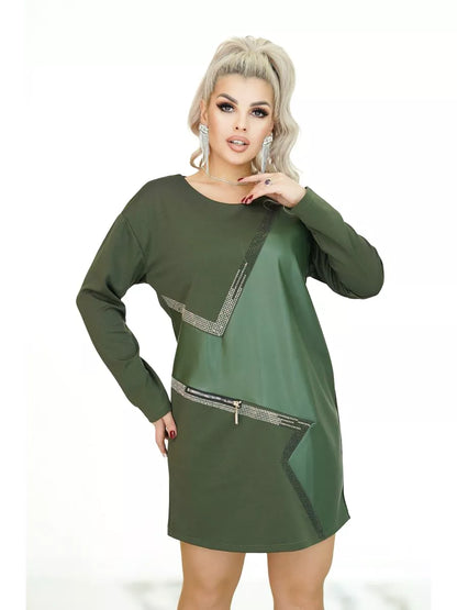 👗Wprowadzenie nowego produktu🔥💥[S-5XL] 2024 nowa moda i szykowna sukienka na jesień i zimę 2024-3801642