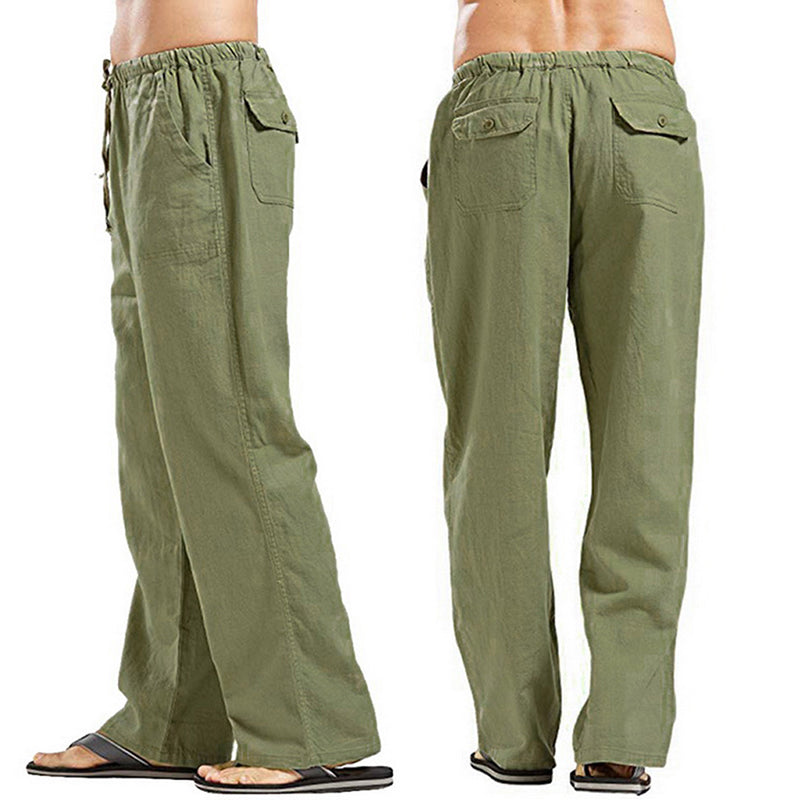 💥👖【40-120kg】Pantalones casuales para hombre, confeccionados en tela de algodón de alta calidad, suaves y transpirables ✅️Pago contra entrega