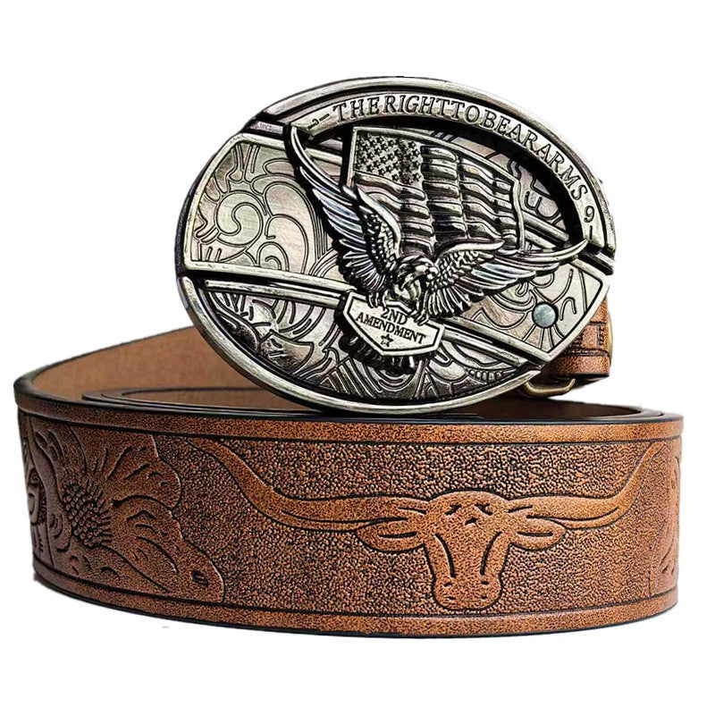 🆒🎁Oferta especial por tiempo limitado👍Cinturón para hombre con diseño en relieve y cuchillo incorporado