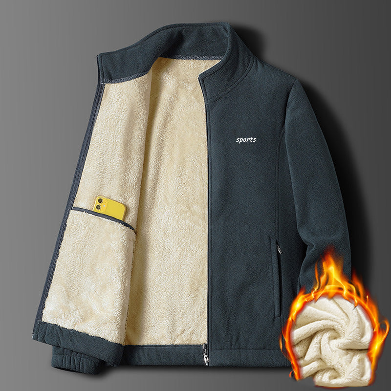🔥⛄【M-5XL】Nowa męska gruba kurtka ze skóry jagnięcej na jesień i zimę, modna, ciepła i uniwersalna