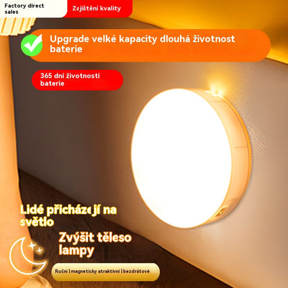🏡💡【Kupte 1, získejte 1 zdarma】Inteligentní LED světlo, které detekuje lidské tělo, snadno se nabíjí a je praktické