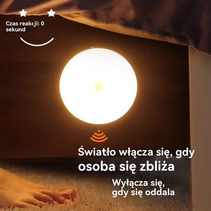 🏡【Kup 3, otrzymaj 3 gratis，6 za 119 zł】💡Inteligentne światło LED wykrywające ruchy ciała człowieka, łatwe do ładowania i praktyczne