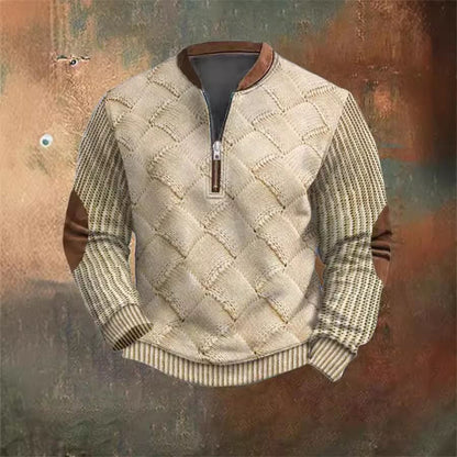 🔥⛄【S-5XL】2024 nowa męska bluza z zamkiem błyskawicznym na jesień i zimę-3798569