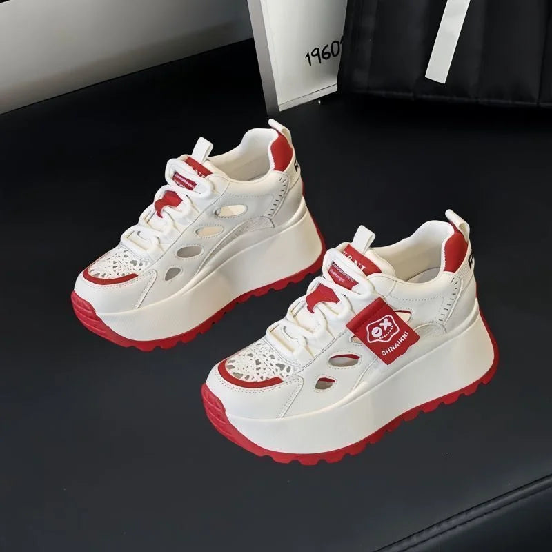 ✨👟 Ежедневни летни обувки с дишащи перфорации и дебела подметка - стилни, дишащи и супер удобни.