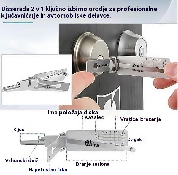 🔐Posebna razprodaja tega tedna🔑 - 50 % popusta🔥Dekoder ključev iz nerjavečega jekla