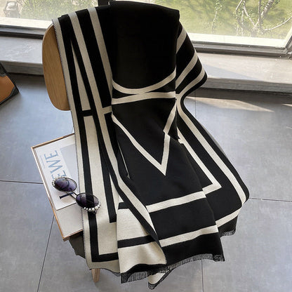 🎀🧣【Plaćanje pouzećem】💥 Moderan i moderan ženski šal/marama, topao i otporan na vjetar