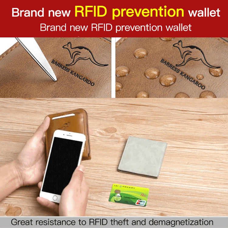 🔥 Męski portfel z prawdziwej skóry w stylu retro, o dużej pojemności i wielu przegródkach na karty3668573