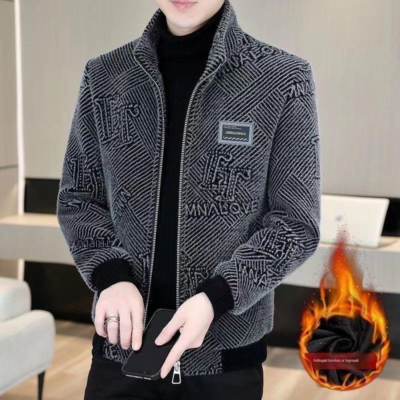 💖⛄【M-4XL】2024 jesienno-zimowa nowa, wysokiej jakości męska, pogrubiona ciepła kurtka-3767961