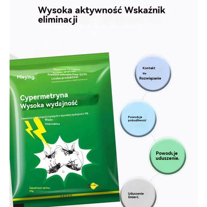 🦟【10 saszetek】❤️Specjalnie zaprojektowane do zabijania komarów i much na farmach, jedno opakowanie zabija pchły/szarańcze/karaluchy/muchy/komary!