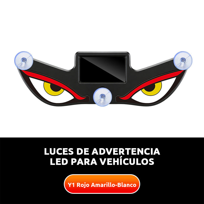 💥【Wyprzedaż -50% hit】💥🚨 Luz de advertencia solar ojo diabólico LED | ☀️ Solar, con sensor de luz, para camiones y furgonetas
