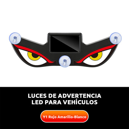 💥【Wyprzedaż -50% hit】💥🚨 Luz de advertencia solar ojo diabólico LED | ☀️ Solar, con sensor de luz, para camiones y furgonetas