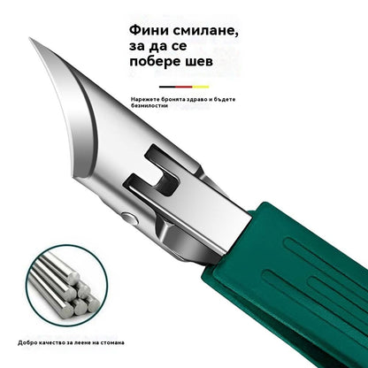 🔥Професионална клипса за дебели нокти с наклонен дизайн – идеална за трудни случаи! ✂️