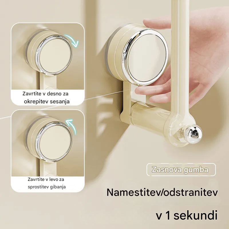 🧻【Plačilo ob dostavi】🔥【Kupi 1, dobi 1 gratis】  Večnamenska obešalna palica s priseskom