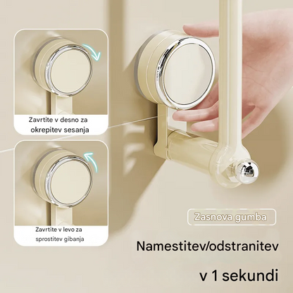 🧻【Plačilo ob dostavi】🔥【Kupi 1, dobi 1 gratis】  Večnamenska obešalna palica s priseskom