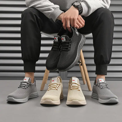 【39-44】Męskie buty casual, wygodne, przewiewne, siatkowe, antypoślizgowe i modne