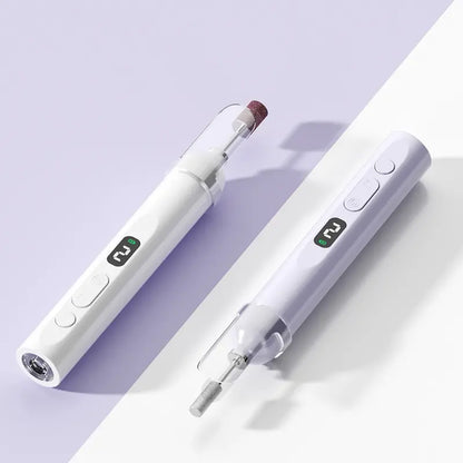 💅Lima de uñas eléctrica 2 en 1 con lámpara LED (lámpara de secado + 5 cabezales de pulido) ✅️Pago contra entrega