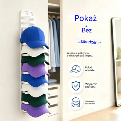 【2 sztuki】Organizator na czapki oszczędzający miejsce