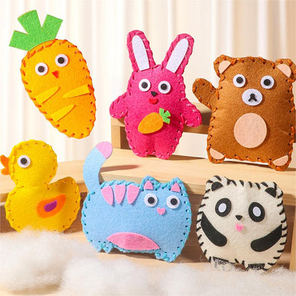 🧵🎁🧵【Gorący w sprzedaży】🔥Ręcznie robiony zestaw do szycia, pełen zabawy, odpowiedni dla dzieci