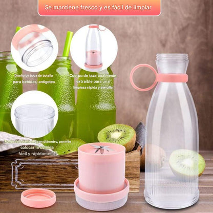 ✨🍎【50% de descuento🔥】Exprimidor inalámbrico portátil: fácil de transportar