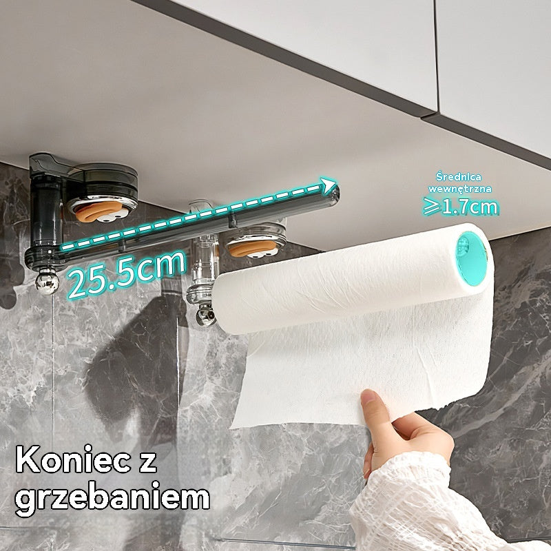 🏆✨ Wieszak próżniowy na pokrywki: BEZ wiercenia, TYLKO praktyczność! 🚀