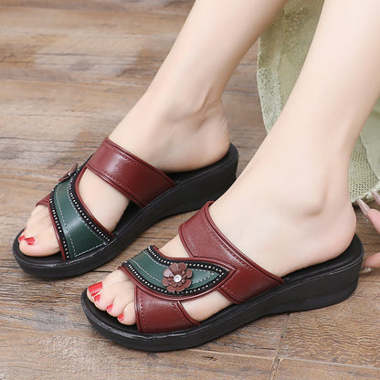 💕🔥【50% zniżki】【36-41】Damskie letnie kapcie, antypoślizgowe, wygodne i eleganckie, modne nadruki