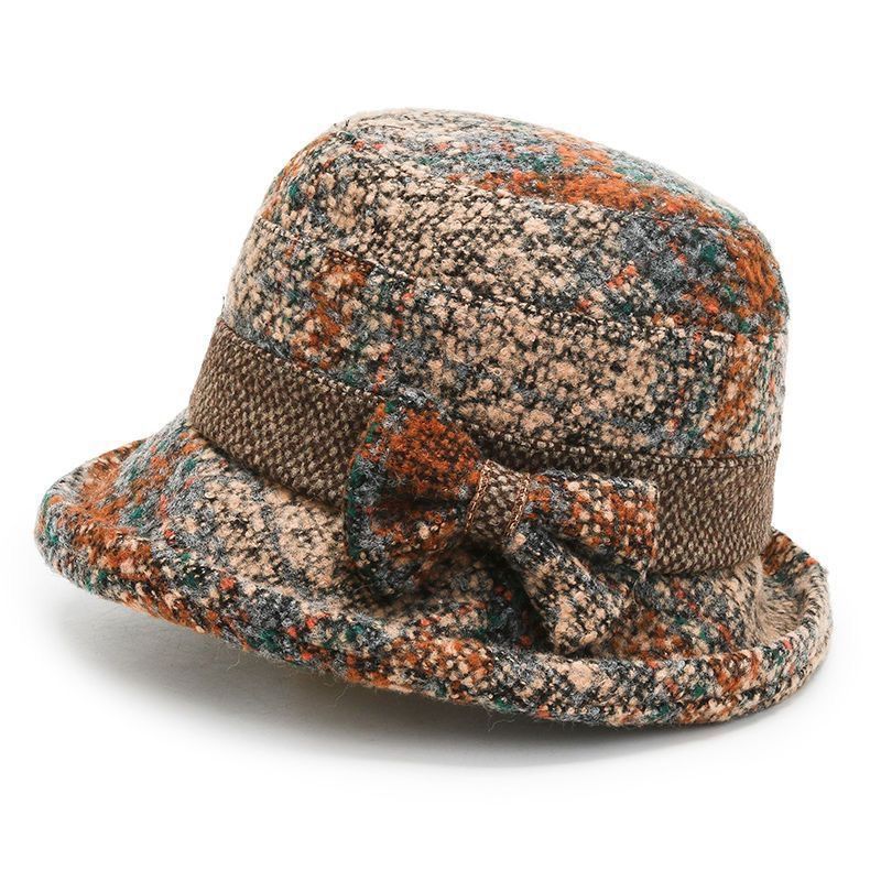 🔥✨2024 Zimowa nowa moda Wysokiej jakości damska wiatroszczelna ciepła czapka filcowa