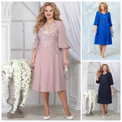 👗【S-3XL】Elegancka sukienka o wyrazistym charakterze, wygodna i wysokiej jakości.