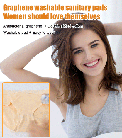 🌟Графенови ежедневни превръзки: За многократна употреба, водоустойчиви и супер меки! ✨Кажете сбогом на протичането и се насладете на комфорт! 🩲