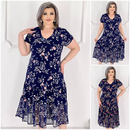【Último día 50% de descuento】🌌💕【S-5XL】Vestido sencillo, cómodo y de alta calidad para mujeres europeas y americanas