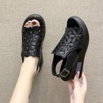 🔥【50% de descuento】🔥【35-40】Sandalias estilo botín retro con suela suave