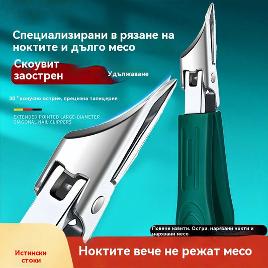 🔥Професионална клипса за дебели нокти с наклонен дизайн – идеална за трудни случаи! ✂️