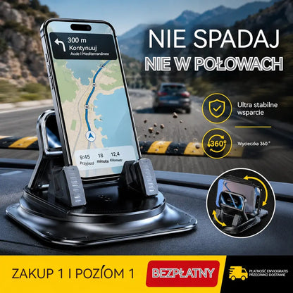 🔥【50% ZNIŻKI】🚗 Bezpieczny i inteligentny: Najlepszy uchwyt samochodowy 2 w 1 na telefon! 🚗