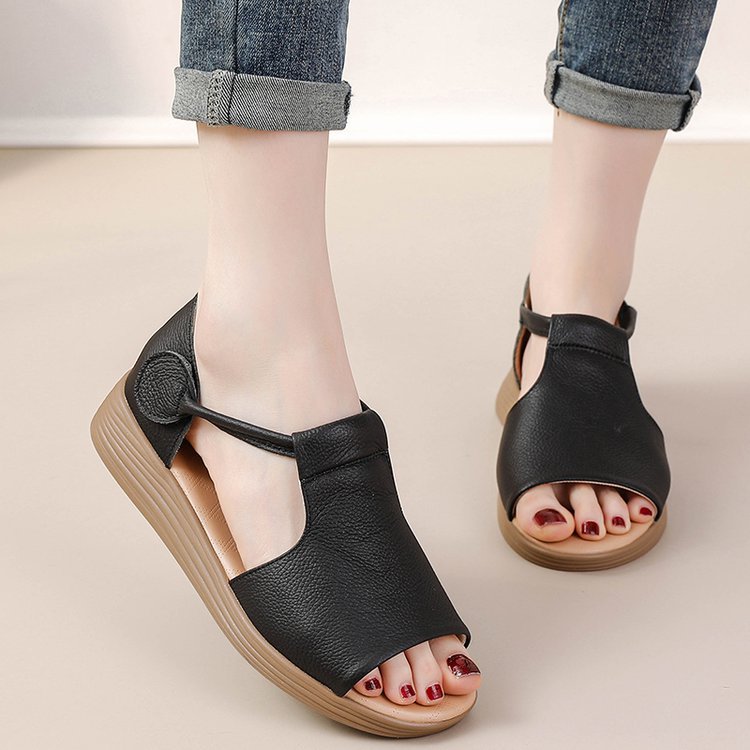 🔥💕【35-40】👣🎉Nowe letnie sandały rzymskie w stylu retro, na płaskiej podeszwie i wygodne