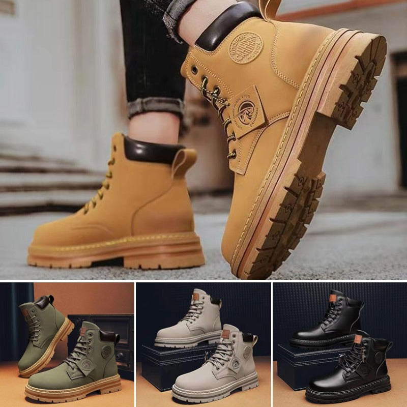 🔥🔥 【39-48】Új stílus ősszel és télen, vastag talpú, csúszásmentes férfi cipő
